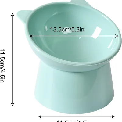 ZooVenture Gamelle Chat Inclinée - 7,87 cm, Sans BPA ZooVenture Gamelle Chat Inclinée - 7,87 cm, Sans BPA