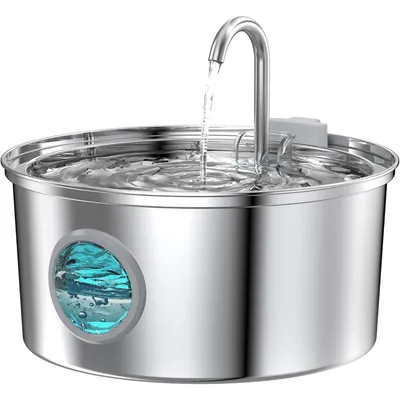 ZooVenture Fontaine Eau Chat Inox 3,2L ZooVenture Fontaine Eau Chat Inox 3,2L