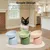 Zoomtopia Gamelle céramique surélevée chat vert 14cm anti-vomi Zoomtopia Gamelle céramique surélevée chat vert 14cm anti-vomi