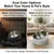 ZooVenture Gamelle Chat Inox 15° Blanc Noir 2P ZooVenture Gamelle Chat Inox 15° Blanc Noir 2P