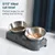 Lot 2 bols acier inoxydable pour chat et chien remplacement Lot 2 bols acier inoxydable pour chat et chien remplacement
