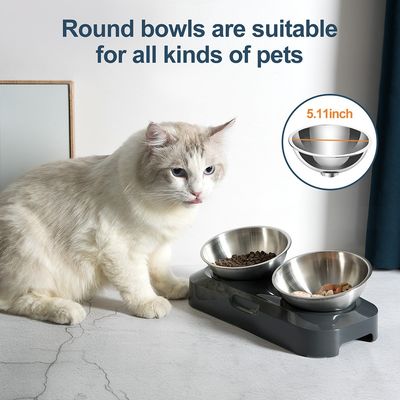 Lot 2 bols acier inoxydable pour chat et chien remplacement