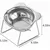 ZooVenture Gamelle Chat Inclinee Acier Inox 2P ZooVenture Gamelle Chat Inclinee Acier Inox 2P