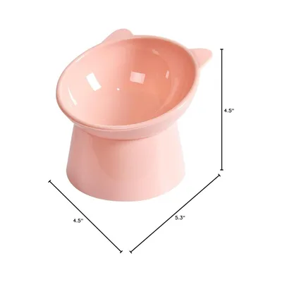 MCBOSON Gamelle Surélevée Rose Anti-Vomi MCBOSON Gamelle Surélevée Rose Anti-Vomi