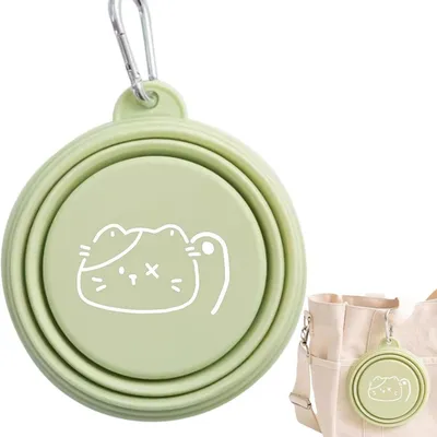 ZooVenture Gamelles Pliables Chien - TPE, Camping, Mousqueton