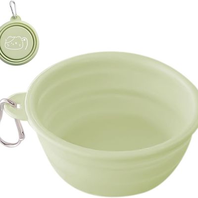 ZooVenture Gamelles Pliables Chien - TPE, Camping, Mousqueton
