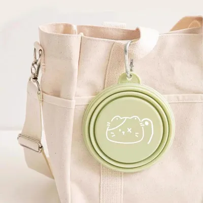 ZooVenture Gamelles Pliables Chien - TPE, Camping, Mousqueton