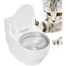 Zoomtopia Gamelle eau surélevée chat chien inox antidérapant blanc