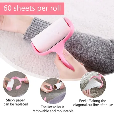 PetTribes Rouleau Anti-Peluches Brosse Collante