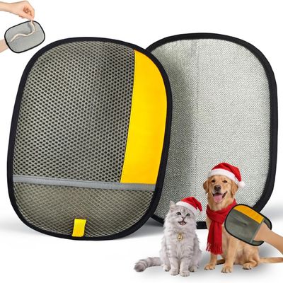 MCBOSON Gants électrostatiques épais épilation douce chiens chats