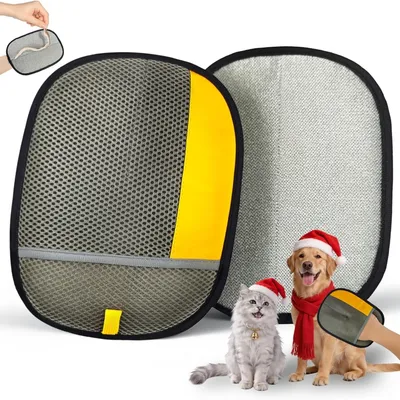 MCBOSON Gants électrostatiques épais épilation douce chiens chats