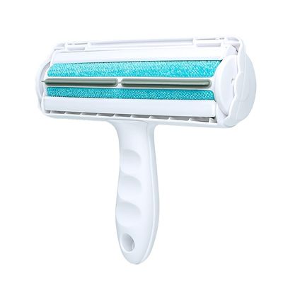 Zoomtopia Brosse anti-poils chien chat réutilisable ABS blanc