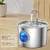 Zoomtopia Fontaine chat acier inox 304 2,2L silencieuse fenêtre eau Zoomtopia Fontaine chat acier inox 304 2,2L silencieuse fenêtre eau
