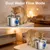 Zoomtopia Fontaine chat acier inox 304 2,2L silencieuse fenêtre eau Zoomtopia Fontaine chat acier inox 304 2,2L silencieuse fenêtre eau