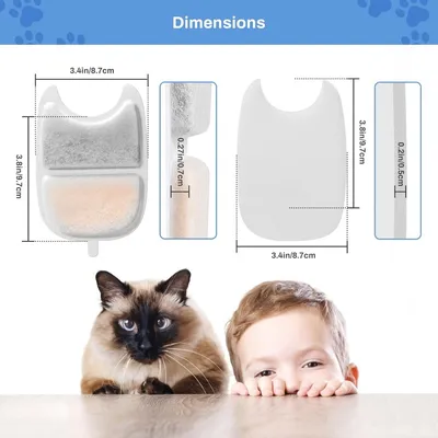 Zoomtopia Lot 6 filtres pour fontaine chat 4L quadruple filtration Zoomtopia Lot 6 filtres pour fontaine chat 4L quadruple filtration