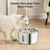 FurryFusion Fontaine à eau inox intelligente pour animaux FurryFusion Fontaine à eau inox intelligente pour animaux