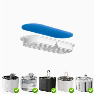 Applicable à HAPUP filtres pour fontaine chat chien 2,2L quadruple action
