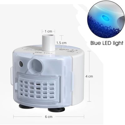 Zoomtopia Pompe fontaine chat SMA-800 ultra silencieuse <25dB