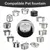 Zoomtopia Pompe fontaine chat SMA-800 ultra silencieuse <25dB Zoomtopia Pompe fontaine chat SMA-800 ultra silencieuse <25dB
