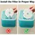 Zoomtopia Lot 4 filtres pour fontaine chat 2,5L coton charbon résine Zoomtopia Lot 4 filtres pour fontaine chat 2,5L coton charbon résine