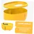 Zoomtopia Distributeur eau chien chat 22x16x13cm jaune Zoomtopia Distributeur eau chien chat 22x16x13cm jaune