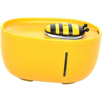 Zoomtopia Distributeur eau chien chat 22x16x13cm jaune