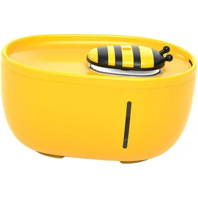 Zoomtopia Distributeur eau chien chat 22x16x13cm jaune Zoomtopia Distributeur eau chien chat 22x16x13cm jaune