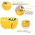 Zoomtopia Distributeur eau chien chat 22x16x13cm jaune Zoomtopia Distributeur eau chien chat 22x16x13cm jaune