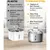 Zoomtopia Fontaine chat acier inox 3,2L sans fil 3 modes Zoomtopia Fontaine chat acier inox 3,2L sans fil 3 modes