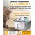 Zoomtopia Fontaine chat acier inox 3,2L sans fil 3 modes Zoomtopia Fontaine chat acier inox 3,2L sans fil 3 modes
