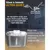 Zoomtopia Fontaine chat acier inox 3,2L sans fil 3 modes Zoomtopia Fontaine chat acier inox 3,2L sans fil 3 modes