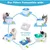 Zoomtopia Lot 8 filtres pour fontaine chat chien 2,5L triple action Zoomtopia Lot 8 filtres pour fontaine chat chien 2,5L triple action