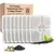 Zoomtopia Lot 8 filtres pour fontaine chat chien 2,5L triple action Zoomtopia Lot 8 filtres pour fontaine chat chien 2,5L triple action