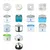 Zoomtopia Lot 8 filtres pour fontaine chat chien 2,5L triple action Zoomtopia Lot 8 filtres pour fontaine chat chien 2,5L triple action