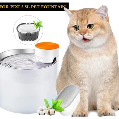 Zoomtopia Lot 10 filtres pour fontaine chat W300/W500 2L Zoomtopia Lot 10 filtres pour fontaine chat W300/W500 2L