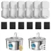 Applicable à ATMZIQXR Lot 6 filtres + 6 éponges pour fontaine S18 2,6L