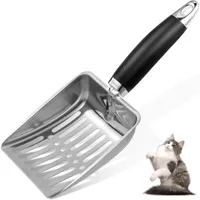 ZooVenture Pelle Litière Chat Inox Robuste
