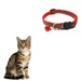 Anti-Strangulations-Halsband für Katzen – reflektierend, mit Glöckchen,