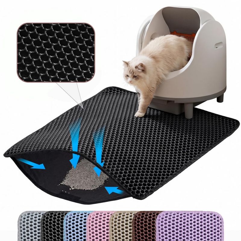 PetTribes Katzentoilettenmatte Wabendesign