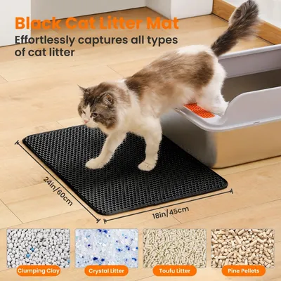 PetTribes Katzentoilettenmatte Wabendesign
