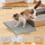 Zoomtopia Tapis de litière double couche nid d'abeille 60x45cm gris Zoomtopia Tapis de litière double couche nid d'abeille 60x45cm gris