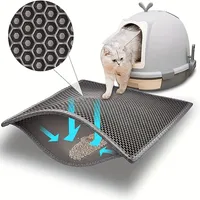 ZooVenture Tapis Litière Double Couche - EVA, 45x60 cm