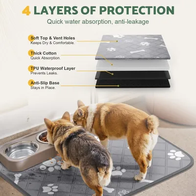 ZooVenture Tapis Urine 4 Couches Lavable ZooVenture Tapis Urine 4 Couches Lavable