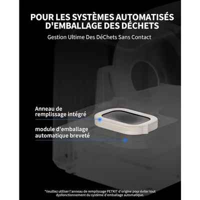 Müllbeutel für PETKIT PUROBOT ULTRA, 3er-Pack mit hoher Kapazität
