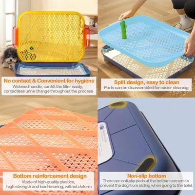 ZooVenture Bac Toilette Chien Amovible Hygiénique ZooVenture Bac Toilette Chien Amovible Hygiénique