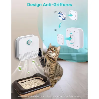 Applicable à DownyPaws Désodorisant litière chat rechargeable 14 jours