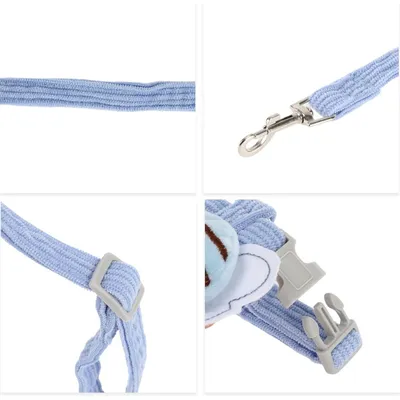 Harnais Chat PetTribes Bleu Design Abeille et Laisse Ajustable Harnais Chat PetTribes Bleu Design Abeille et Laisse Ajustable