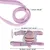 Harnais Chat PetTribes Mauve Design Abeille et Laisse Ajustable