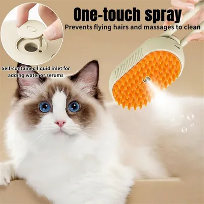 PetTribes Brosse Vapeur 3 en 1 Chat PetTribes Brosse Vapeur 3 en 1 Chat