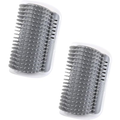 HausPets Brosse auto toilettage pour chats, pack de 2